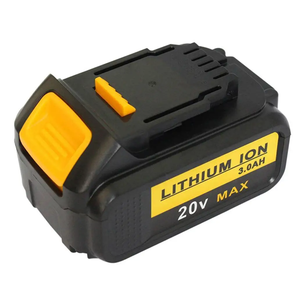 

18650 Replaces battery DCB200 DCB182 Power Battery 5000mAh/6000mAh 770g DCB180 DCB204 for Tool Dewei 20V DCB200 lithium