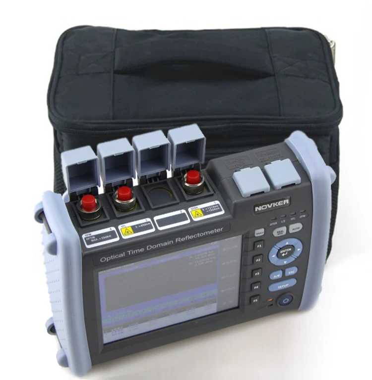 

NK6000 Fiber Optic OTDR 1310/1550nm 35/33dB Optical Time Domain Reflectometer VFL function Visual Fault Location