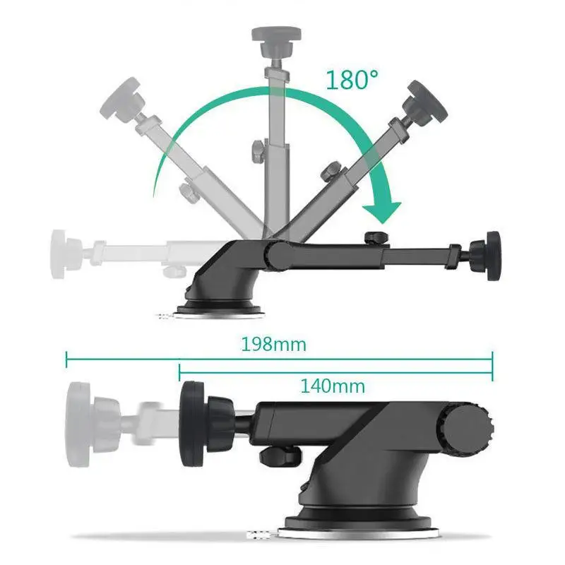 Group Vertical вращающийся 360 градусов с телескопической магнитный держатель с креплением на приборной панели gps держатель кронштейн для iphone XS samsung S10 iphone x r20