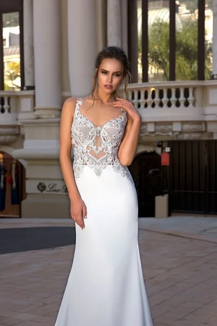 Mesh Top Wedding Dresses