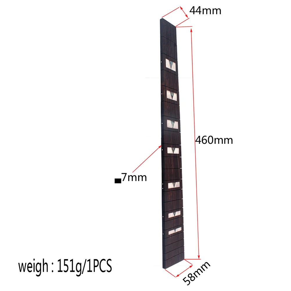 Сменный деревянный Гриф для шеи гитары, корпус, объемный твердый палисандр, гитарный гриф, аксессуары для гитары, запчасти