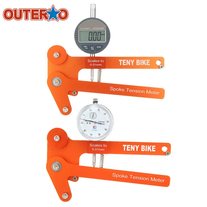 

OUTERDO Scales 0.01mm Spoke Tension Meter Tensiometer Bicycle Wheel Builders Tool Digital Scale Bike Indicator Attrezi Tools