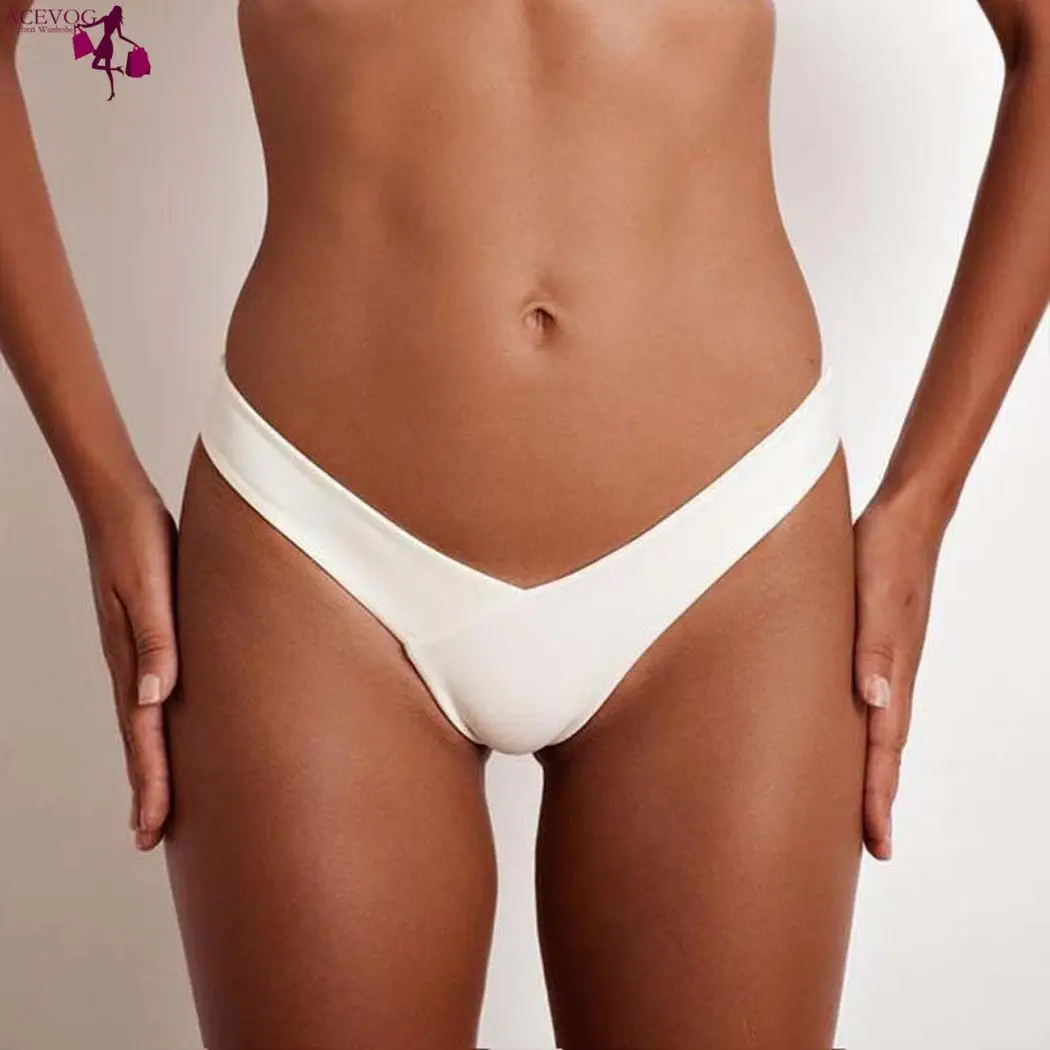 Swimwear Trunks Beach Summer Swim Patchwork Fashion Solid G Casual Thongs Women Sexy String Panties