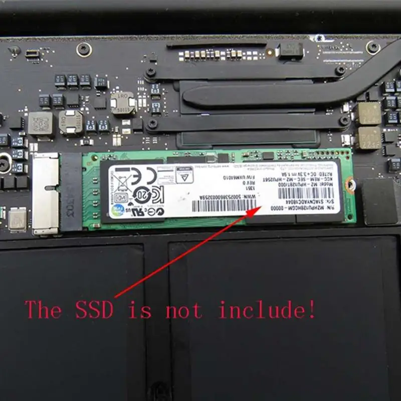 NVMe PCIe m2 M llave SSD adaptador de disco de estado sólido tarjeta de expansión PC ordenador añadir en tarjetas para Macbook aire de 2013 de 2014 a 2015