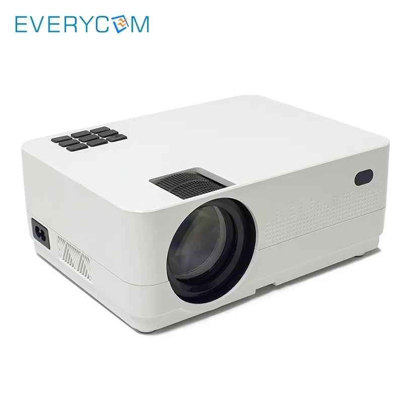 

Everycom Newest HD 720P Google Android 6.0 LCD Projector For Home Theater Movie Video Projecteur With WIFI Bluetooth Beamer