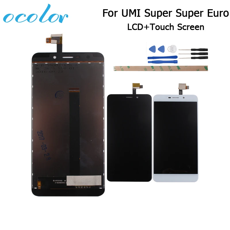 Ocolor 5 дюймов для UMI umidigi Super ЖК-дисплей и сенсорный экран F-550028X2N-C дигитайзер сборка