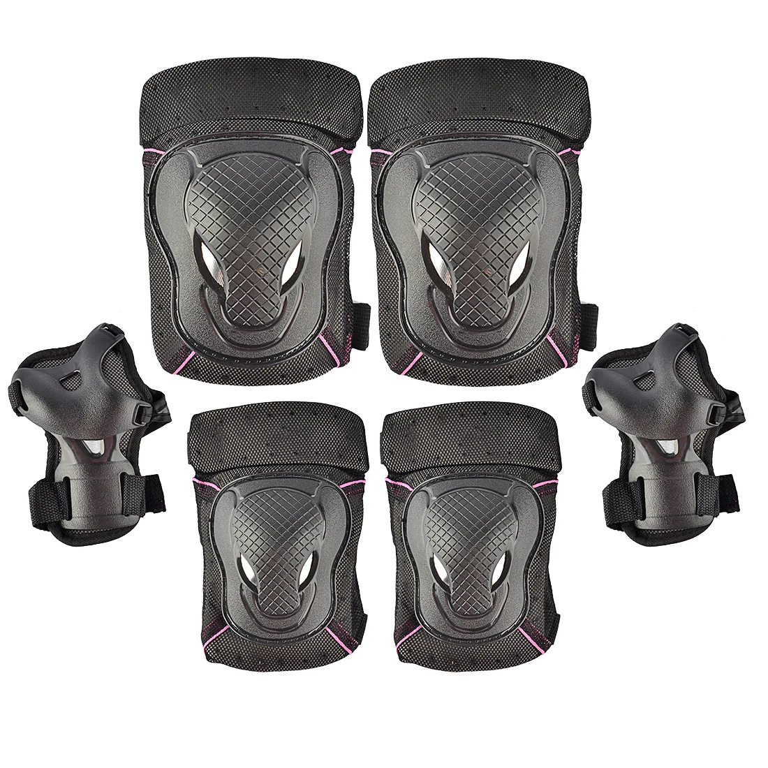 

6Pcs Durable Children Outdoor Sport Safety Protective Body Gear Set for Skating Cycling Protection Defend Hurt Equipment- M