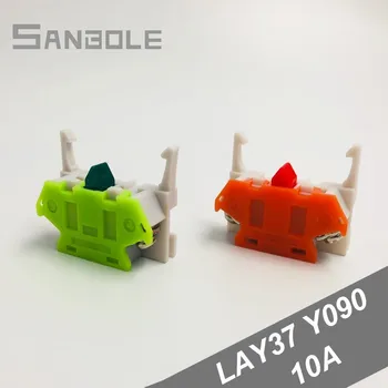 

Push Button Switch accessory LAY37 PBC Y090 Contact Normally Open Normally Close 10A NO/NC Electric 10A (20PCS)