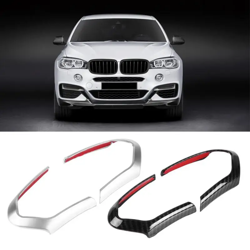 2 шт. накладка на руль рамка для BMW M‑Sport F20 F22 F30 F32 F10 F06 F15 F16 углеродное волокно