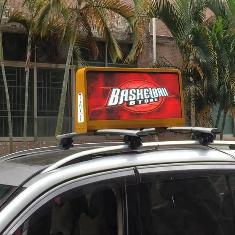 P2.5 двухсторонний рекламный экран такси светодиодный уличный дисплей видео