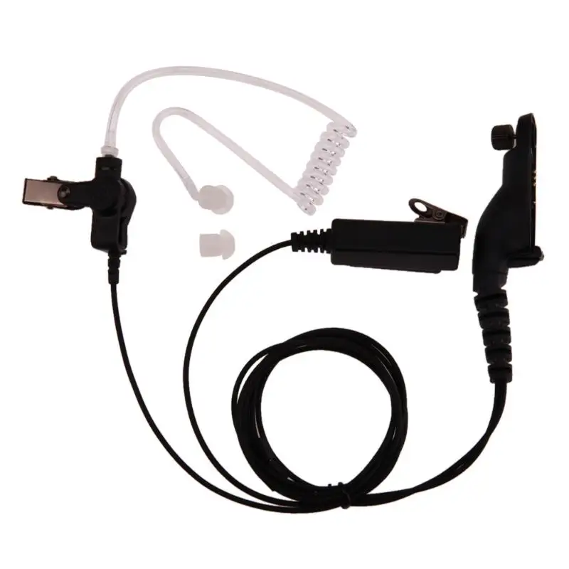 

Manos Libres Handsfree Telefono Headset Motocicleta Air Acoustic Tube Earpiece PTT Mic Headset for Motorola XiR P8668 P8268 APX