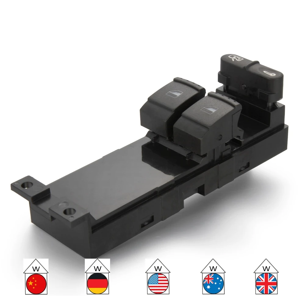 

Car ELECTRIC WINDOW MASTER CONTROL SWITCH FOR Skoda Fabia 6Y5 6Y2 Octavia 1U5 1U2