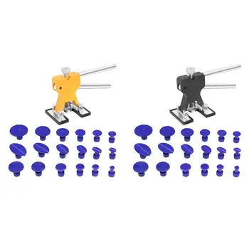 

Car Paintless Dent Repair Dent Puller Kit Dent Removal Slide Hammer Glue Sticks Reverse Hammer Glue Tabs for Hail Damage
