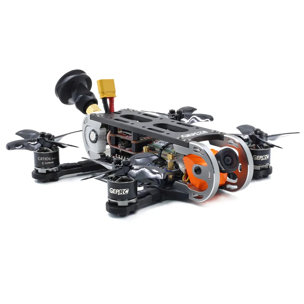 В наличии Geprc GEP CX Cygnet 115 мм 2 дюйма RC FPV гоночный Дрон стабильный F4 20A 48CH RunCam Split Mini 1080P