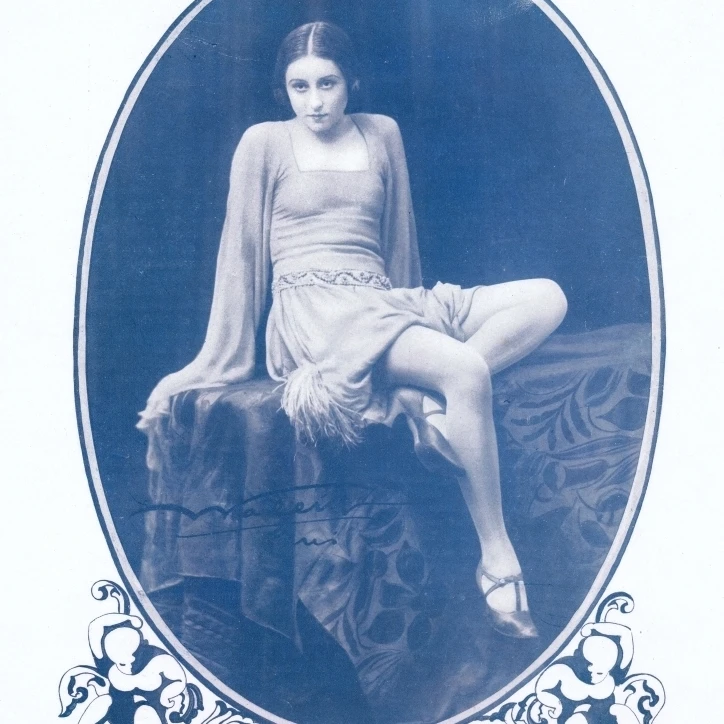 Танцор Марион Форде Париж 1923 плакат печать Мэри Эванс Джаз возраст клуб