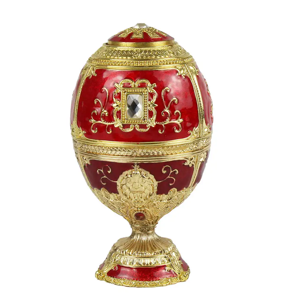

European Painting Creative Gift Ornaments Toothpick Box Castle Egg Shaped Toothpick Party