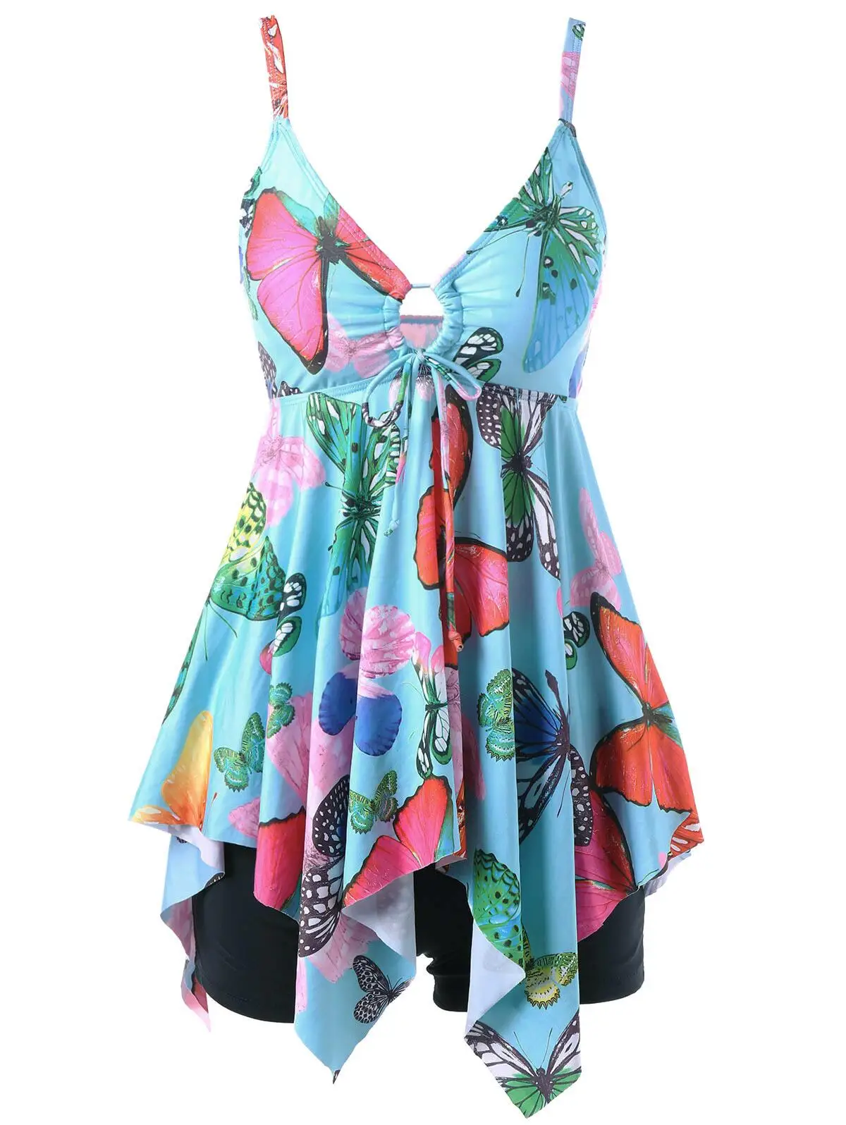 

Women Bathing Suit Wireless Padded Swimwear Sexy Swimsuit One Piece Print Backless Butterfly Bandage Outdoor Monokini Beach P25