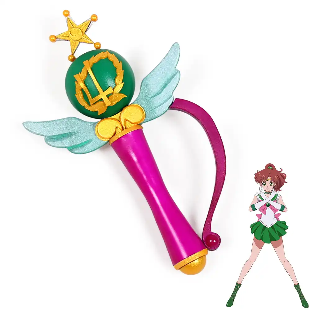 セーラームーンクリスタル戦士セーラームーンセーラージュピター木野まこと変換魔法の杖コスプレ小道具 Costume Props Aliexpress