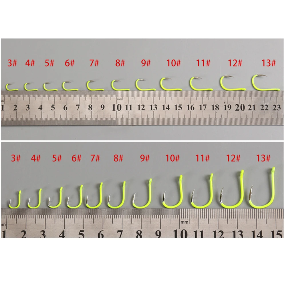 50 шт. светящиеся рыболовные крючки из углеродистой стали светится ночью рыболовные крючки и рыболовные принадлежности Pesca