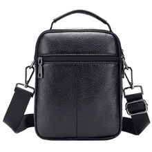 Bullcaptain Новая мужская сумка из натуральной кожи, Мужская брендовая сумка через плечо, маленькие деловые сумки, мужские кожаные сумки через плечо