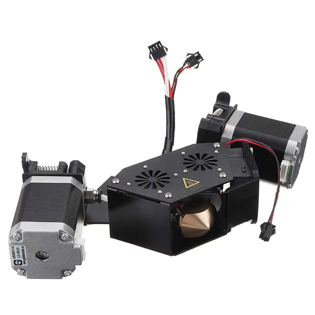 

1.75mm 0.5mm 2 In 1 Out Extruder Kit Support Four Color functions Pro Extruder Kit For DIY 3D Printer