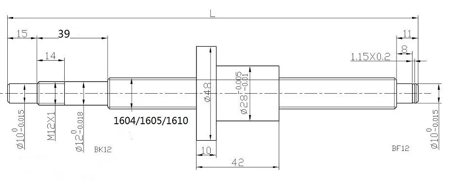 6 компл. SBR16 линейная направляющая+ RM1605 SFU1605 шариковый винт+ BK12 BF12+ гайка Корпус+ муфта для ЧПУ частей