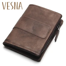 TAUREN New Short Wallet Women Coin Wallets Men Coin Purse Genuine Leather Lady Zipper Design With Coin Purse Pockets Short Walet TAUREN New Short Wallet Women Coin Wallets Men Coin Purse Genuine Leather Lady Zipper Design With Coin Purse Pockets Short Walet