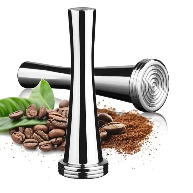 

Stainless Metal Reusable Nespresso Capsule with Press Coffee Grinds Basket Coffee Maker Basket