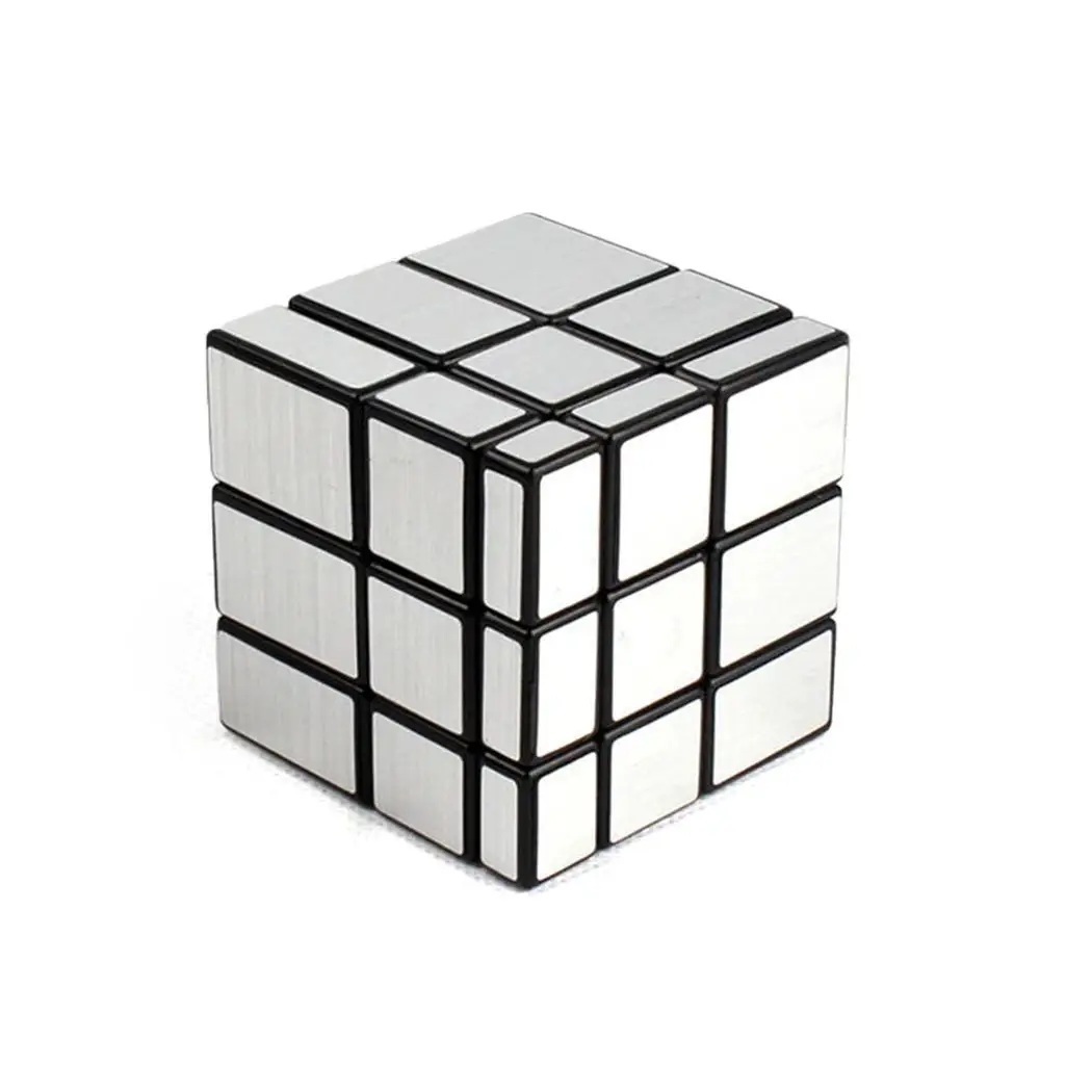 Новый детский зеркальный куб серебряного цвета золотой магический 3x3 пазл