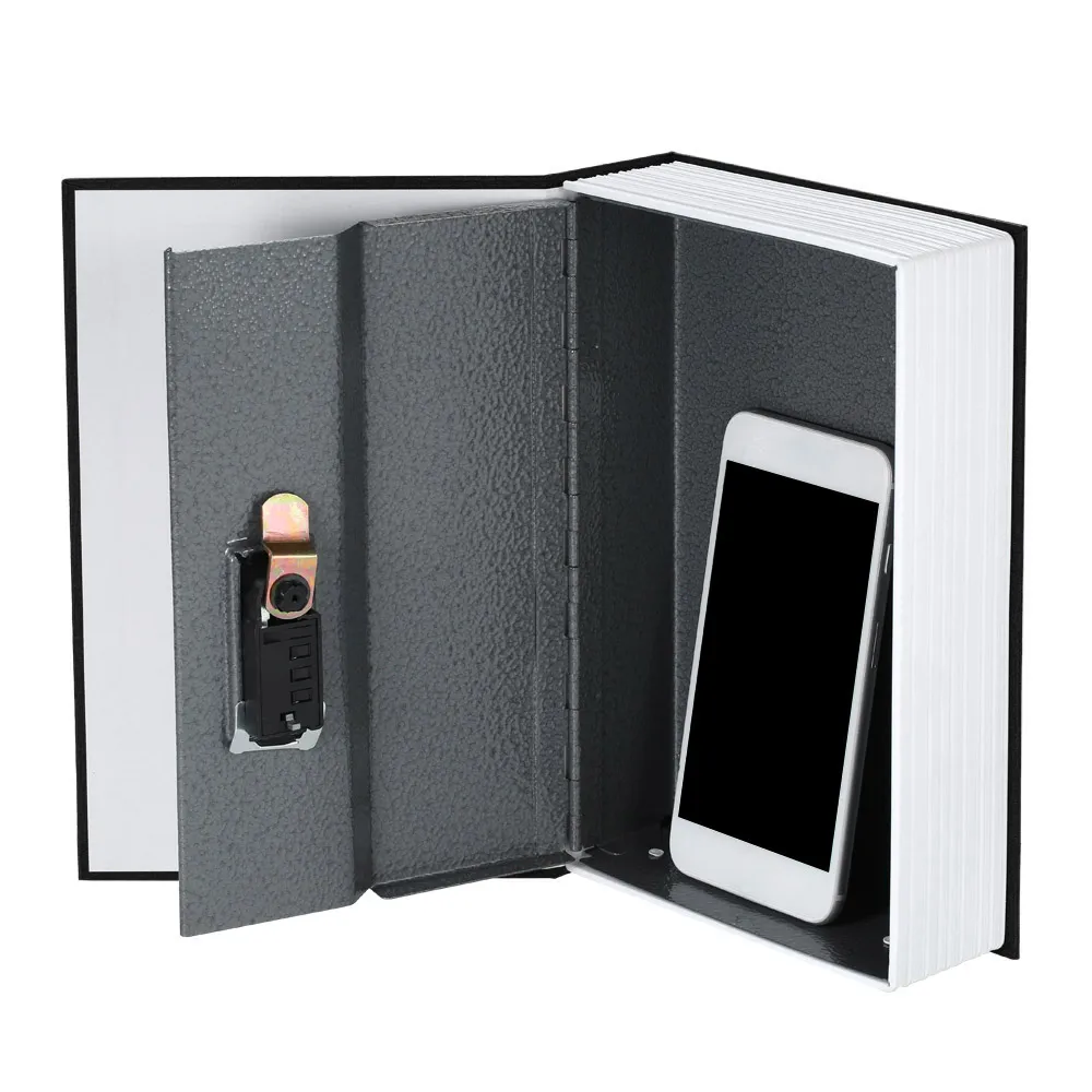

Security Hidden Combination Lock Safe Box Book Shape Mini Safe Box for Money Jewelry Passport Valuables Storage Container