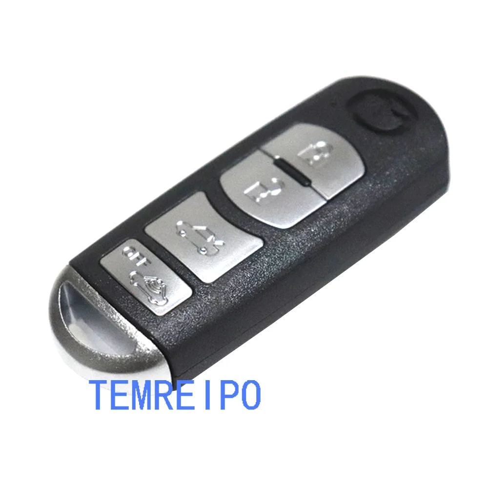 Чехол для дистанционного ключа с 4 кнопками Сменный брелок Mazda 3 5 6 CX 7|fob|fob casefob key |