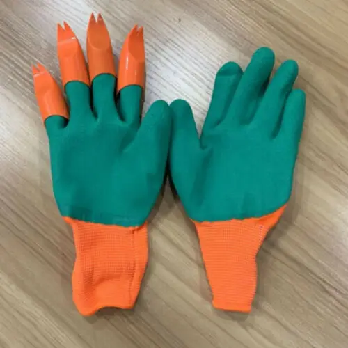 

Garden Gloves For Digging&Planting With 4 ABS Plastic Claws Gardening Hot Quick Easy to Dig and Plant For Digging Planting