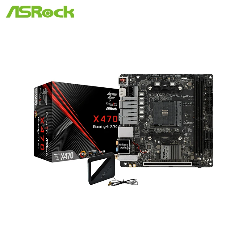 Материнская плата ASROCK X470 GAMING ITX/AC|Материнские платы| |
