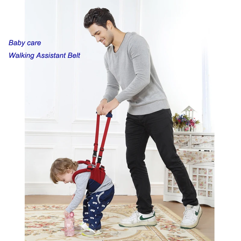 

Baby Safe Infant Walking Belt Kid Keeper Walking Learning Walker Assistant Toddler Adjustable Strap Harness For 6-24 Months