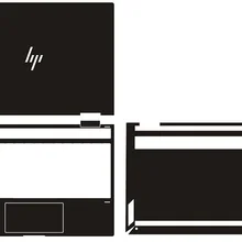Ноутбук углеродного волокна виниловая кожа Наклейка Обложка для нового hp ENVY x360 13M-AG0002DX AG0001DX AG0502NA AG0007AU 13,3"