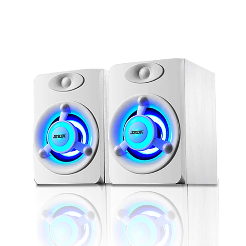 Новый V 118 мини динамики USB телефон громкоговоритель с 7 красочными дышащими