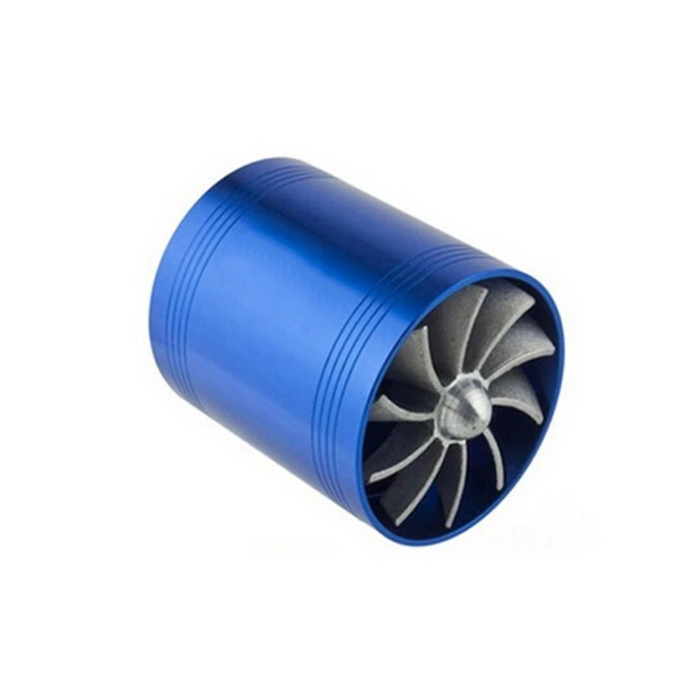 Двойной турбинный турбонагнетатель воздухозаборник прибор для экономии топлива вентилятор автомобиля супер зарядное устройство турбонагнетатель экономии топлива