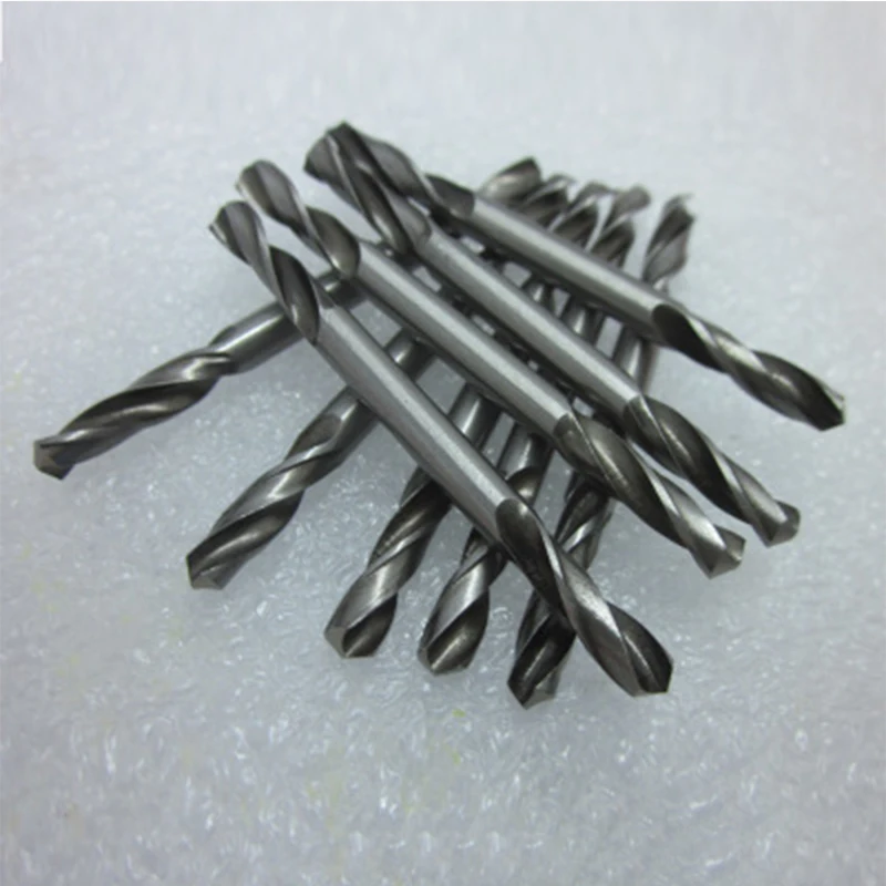 10pcs 3.2mm HSS Double Ended Spiral Drilling Twist Drill Tools Set For