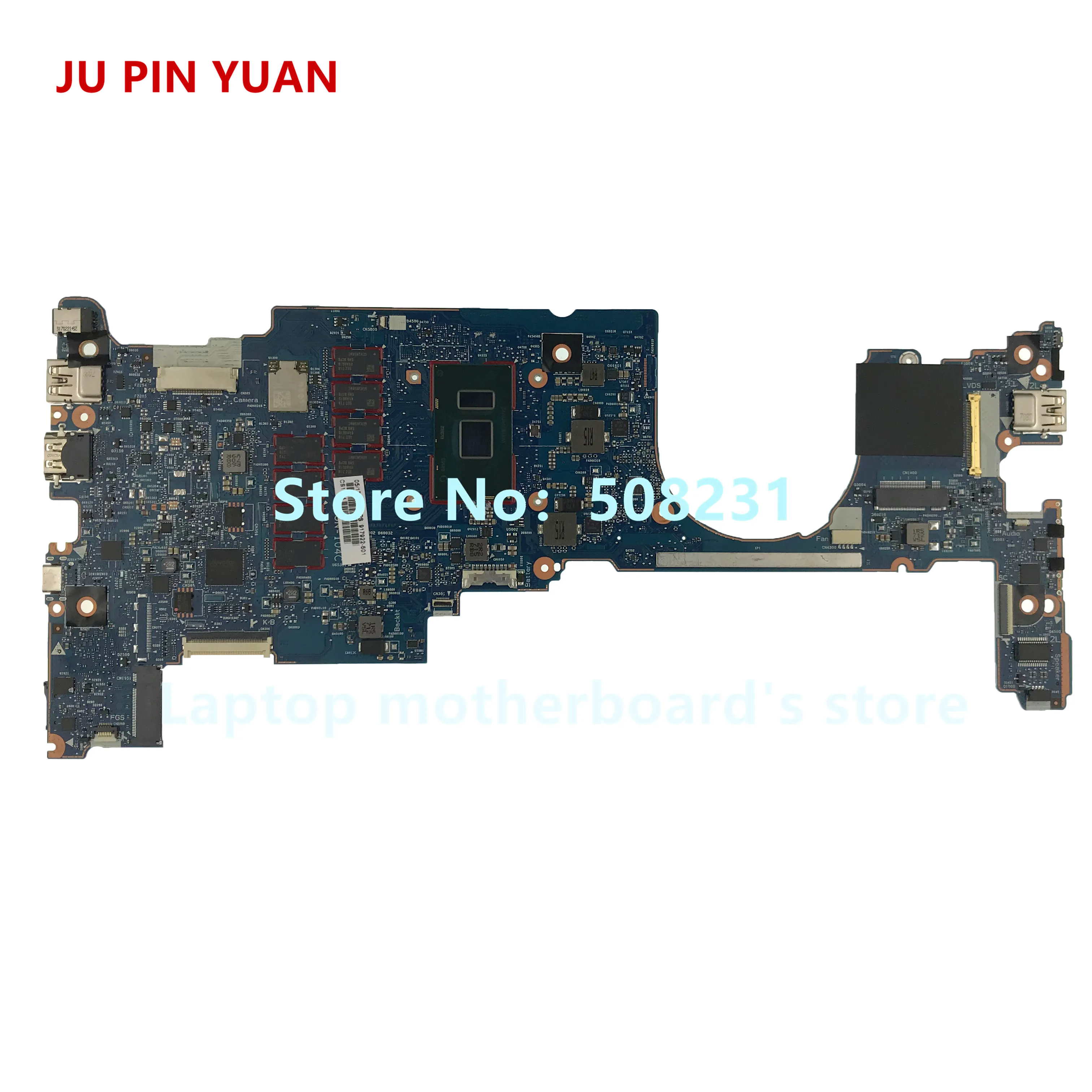 Материнская плата JU PIN YUAN 917922 601OLDMAN 6050A2848001 MB A01 для ноутбука HP EliteBook x360 1030 G2 ПК i5 7200U 8