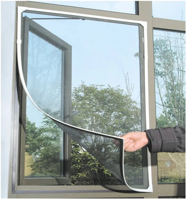 Us 2 8 35 Off 1pc Diy Indoor Insect Window Mesh Fly Screen Door Window Net Mesh Screen Mosquito Curtains Protection For Child Summer Necessary In