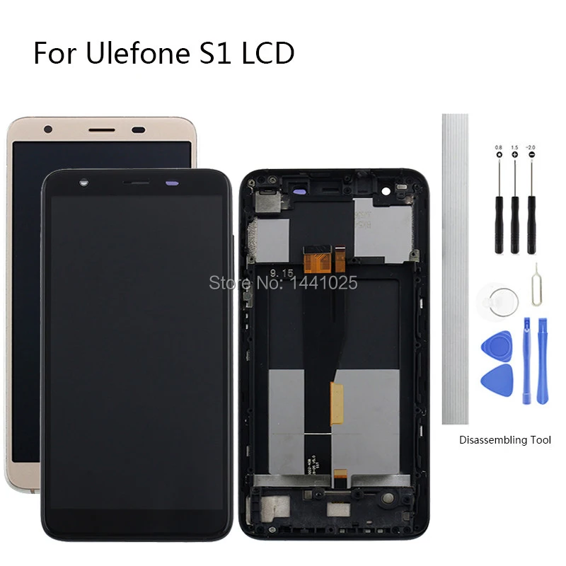 

Display Screen Replace For Ulefone S1 LCD Touch screen 5.5 inch black glod for Ulefone S1 Touch screen