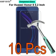 10 шт./партия для Huawei Honor 8 5," 9 H твердость 2.5D ультратонкая закаленная стеклянная пленка защитная пленка для экрана