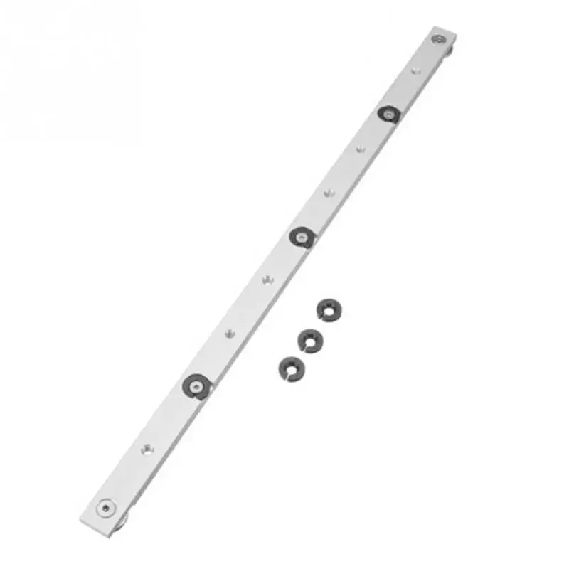 

300mm/450mm Gauge Rod Slider Universal Aluminum Alloy Tool Rail Woodworking Miter Bar