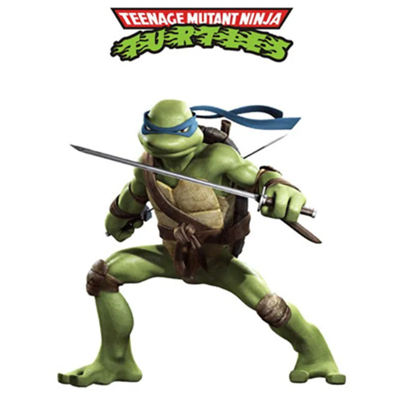 

Ninja Turtles 3d cartoon image poster vinyl decals wall stickers kids room nursery decoration removable mural wallpaper 70*50cm