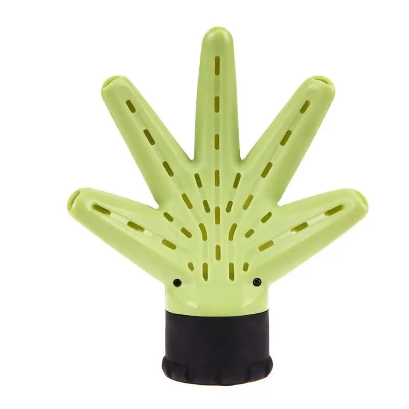

1pc Green Plastic Hand Shape Hair Dryer Diffuser Curly Hair Diffuser for Curly Salon Hairdressing For Beauty Barber Accessories