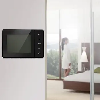 

AC 220V Programmable Thermostat Electric Heating Temperature Controller LCD Display Touchscreen Thermostat Regulator