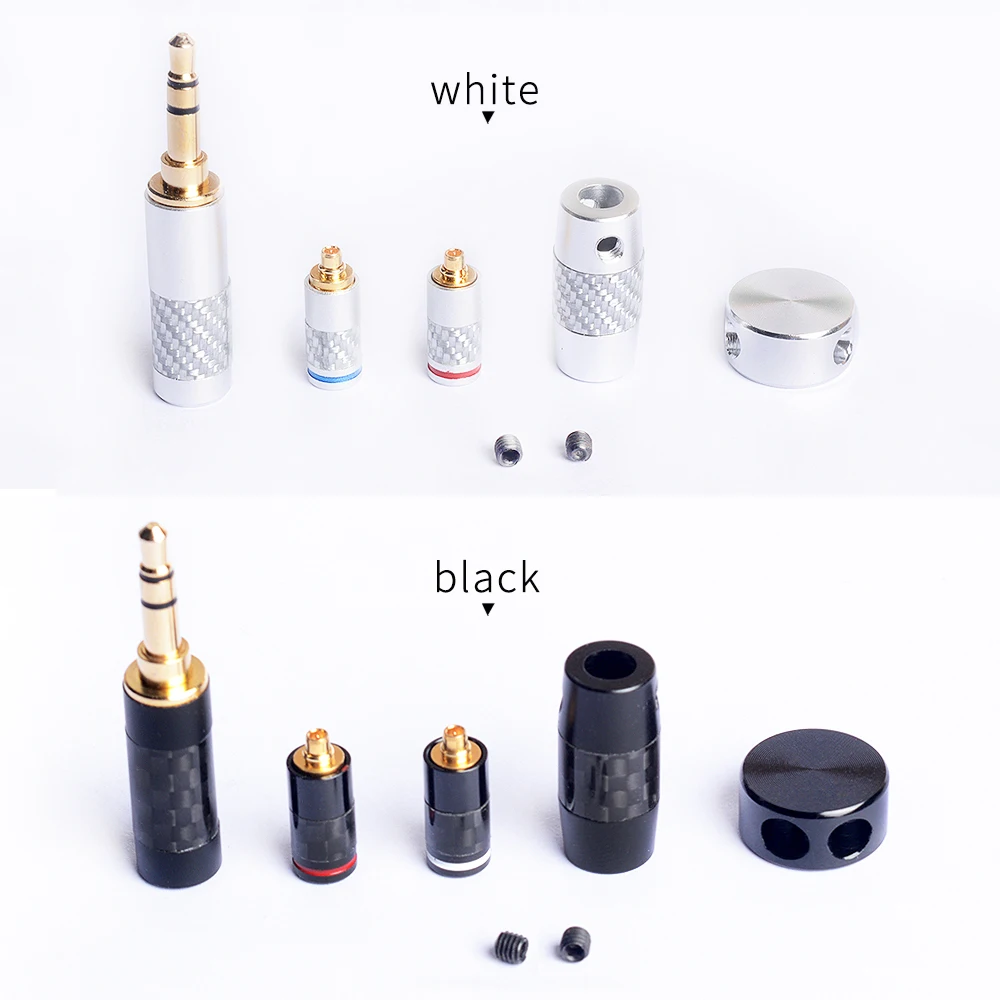 OKCSC DIY Earphone Accessories Set 3 5mm Jack MMCX Connector Headphone Splitter for Sony XBA Z5 Ultrazone IQ SE535 W60