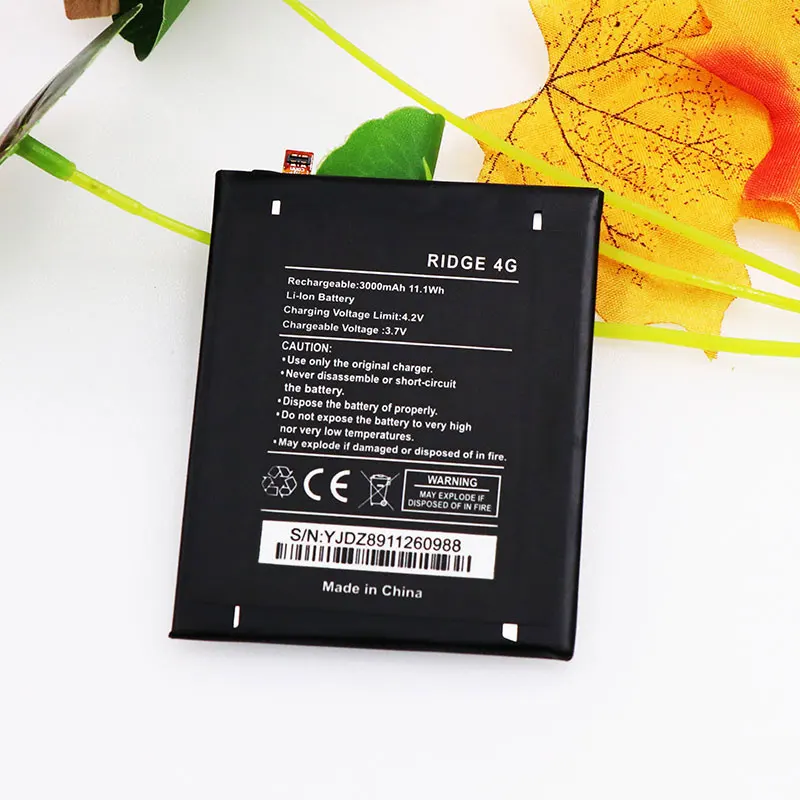 DyGod 3000 mAh для Wiko Ridge 4G большой Ёмкость Батарея высококачественные батарейки