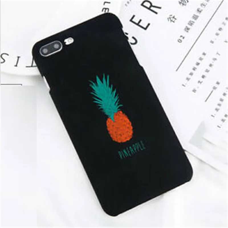 Moskado мультфильм ананас для iPhone 8 7 6s 5 5S SE чехол телефона ультра тонкий жесткий ПК