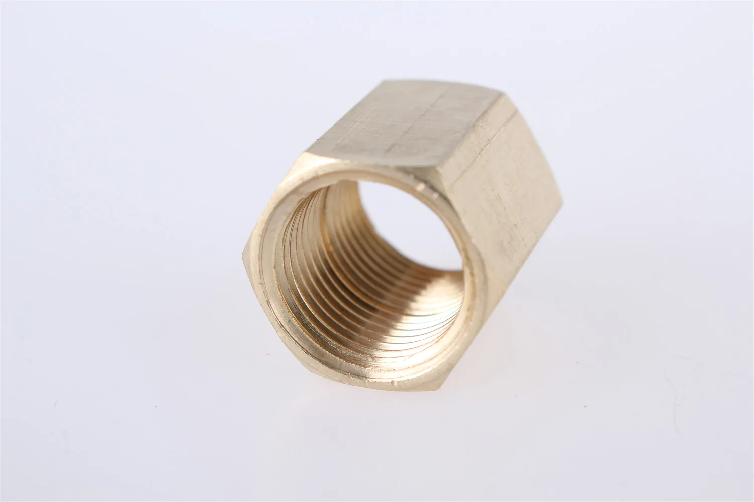Accesorio de tubo de manguera de cobre de latón tuerca hexagonal acoplamiento acoplador recto rápido Connetor rosca hembra 1/8 \ Accesorio de tubo de manguera de cobre de latón tuerca hexagonal acoplamiento acoplador recto rápido Connetor rosca hembra 1/8 \